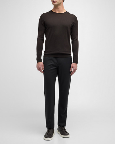ZEGNA Men's Wool Slim-Fit 5-Pocket Pants outlook