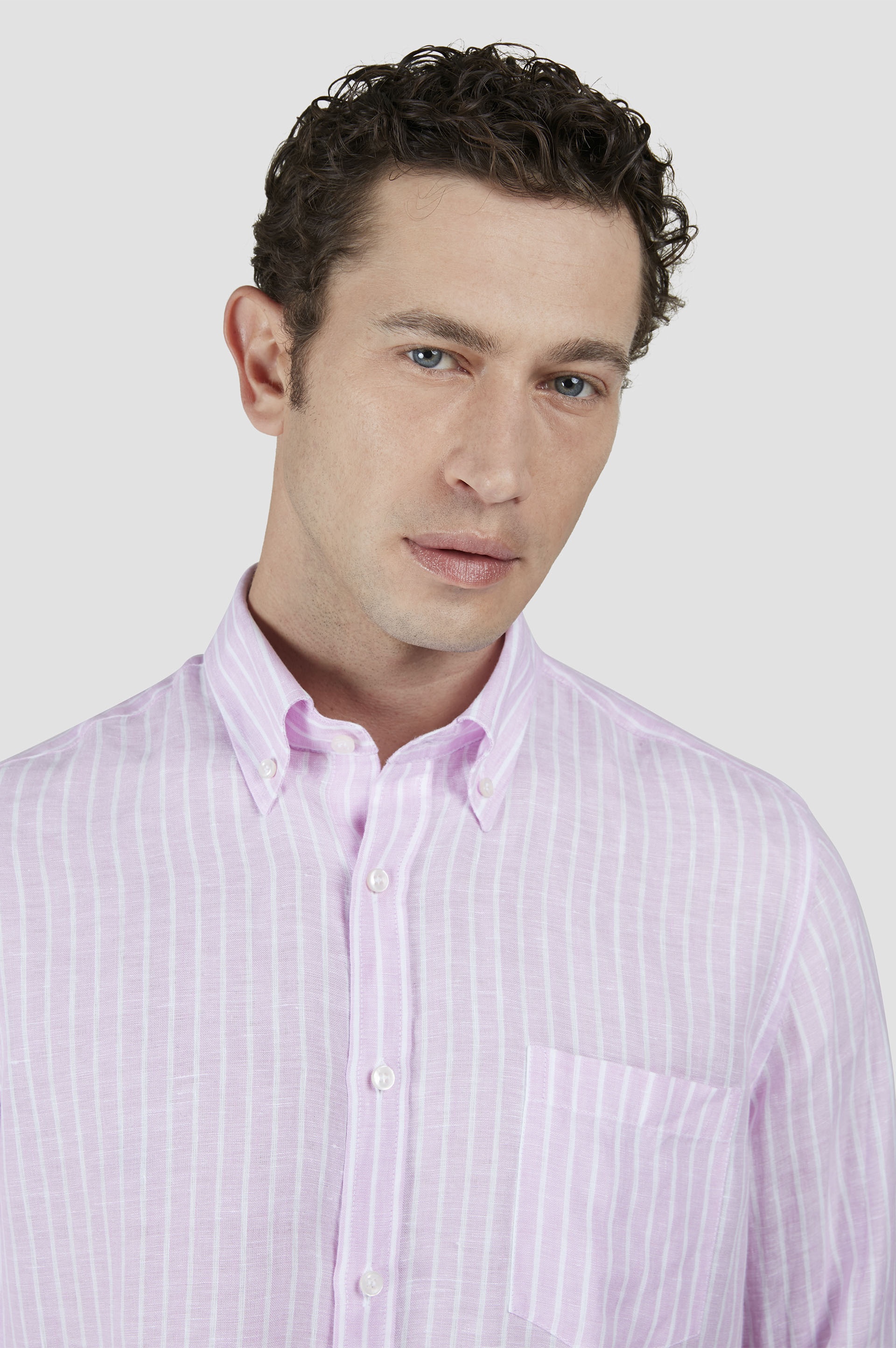 STRIPED LINEN SHIRT - 4