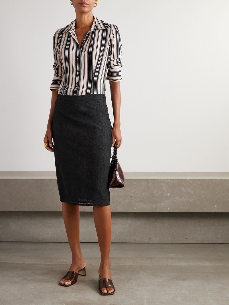 Stella McCartney Stretch-lace skirt Black outlook