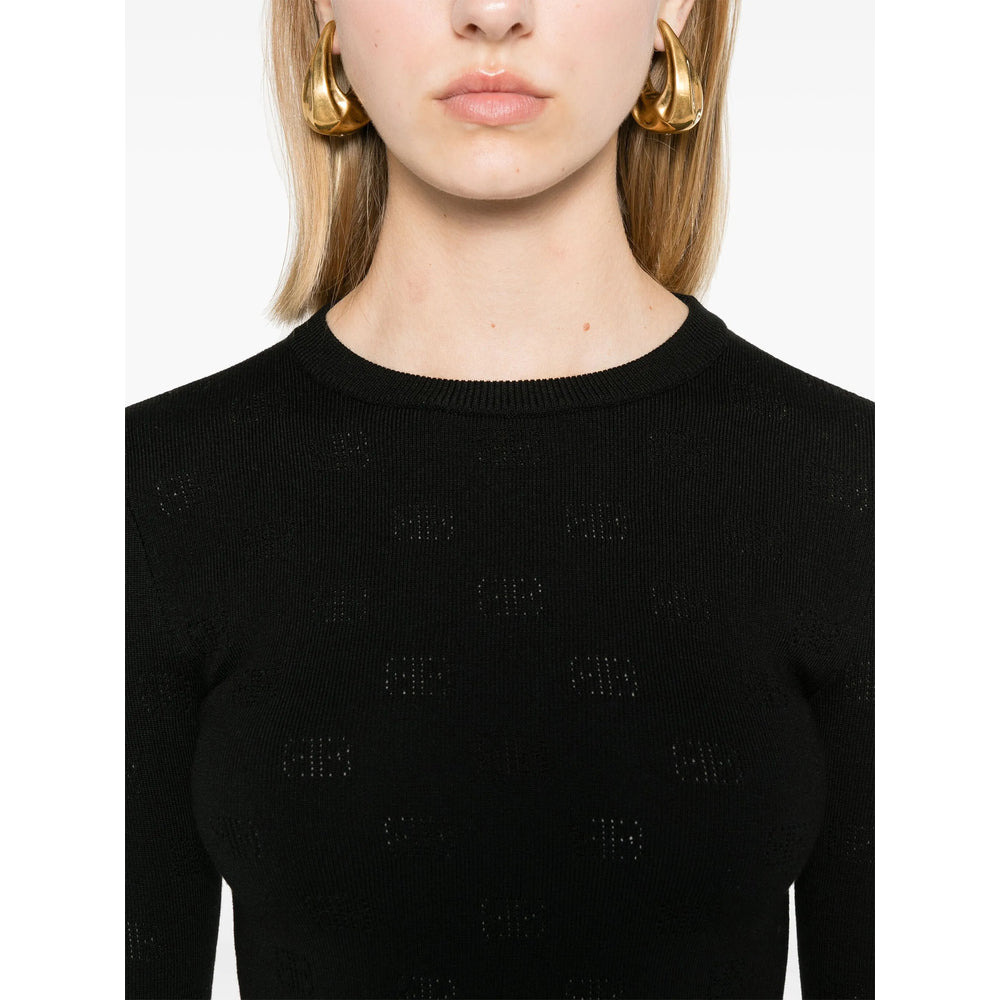 Balenciaga Black Knitwear - Jumpers Women - 4