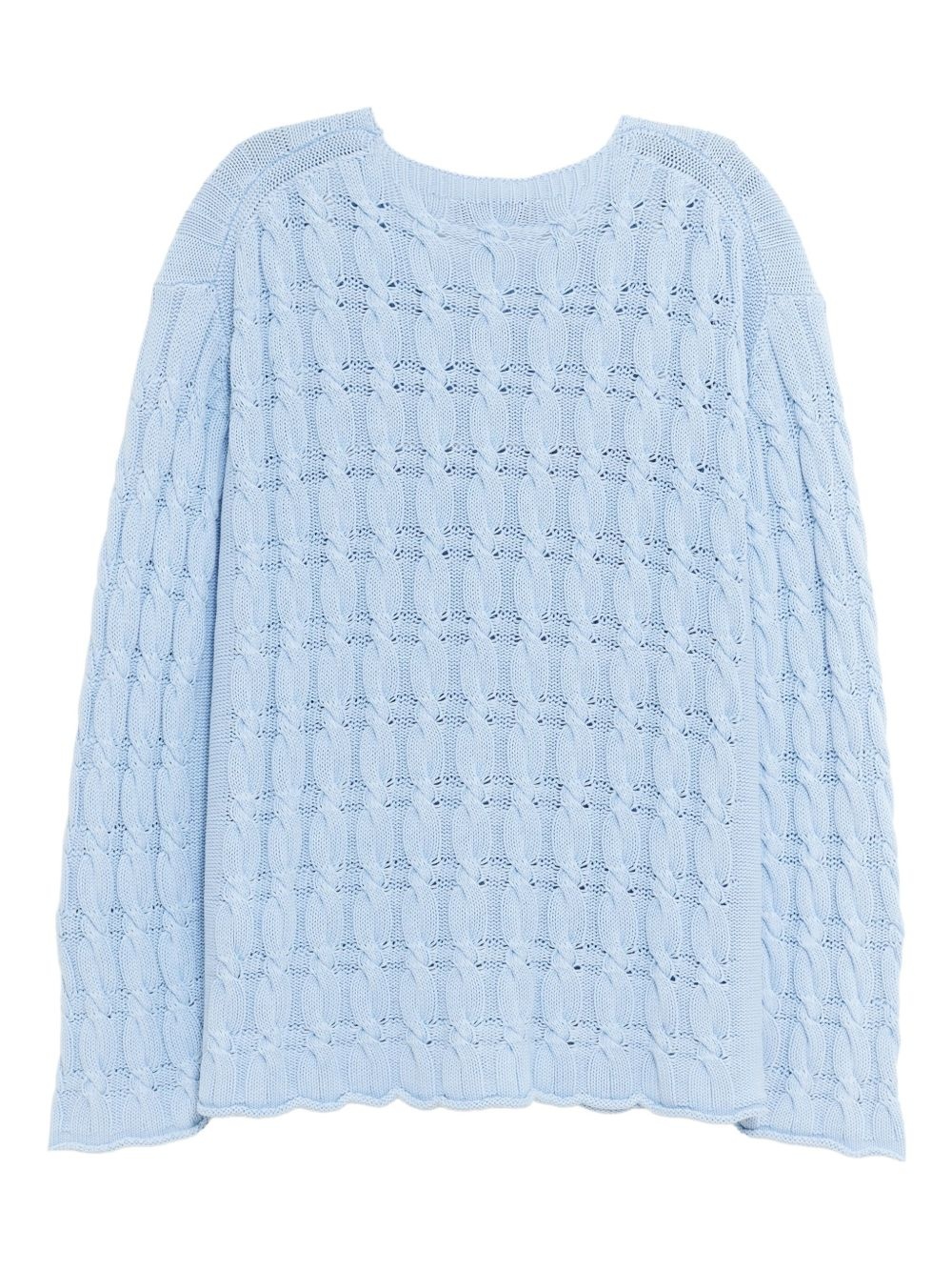 cable-knit jumper - 2