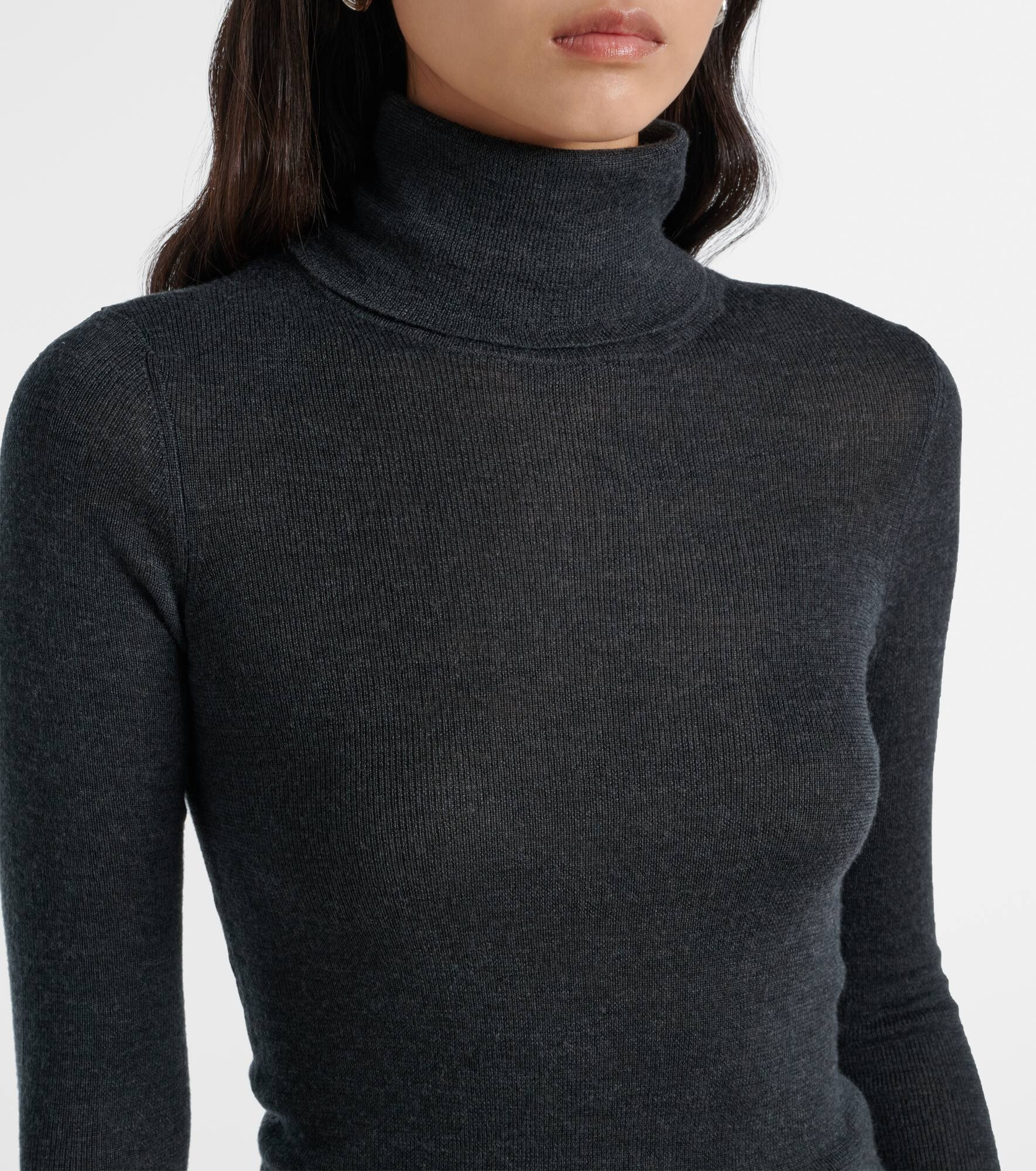 Utica Thin wool and silk turtleneck sweater - 4