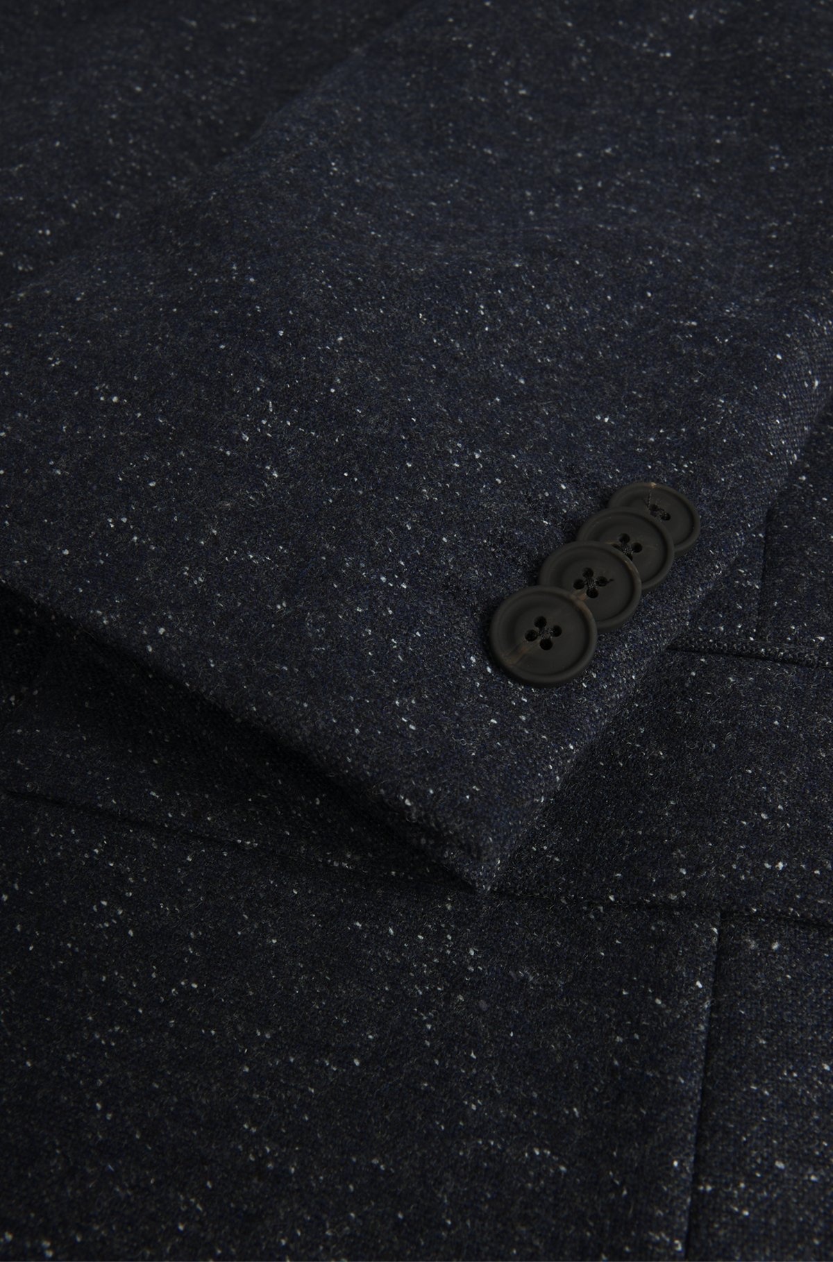 SLIM-FIT SUIT IN MICRO-PATTERNED WOOL - 9
