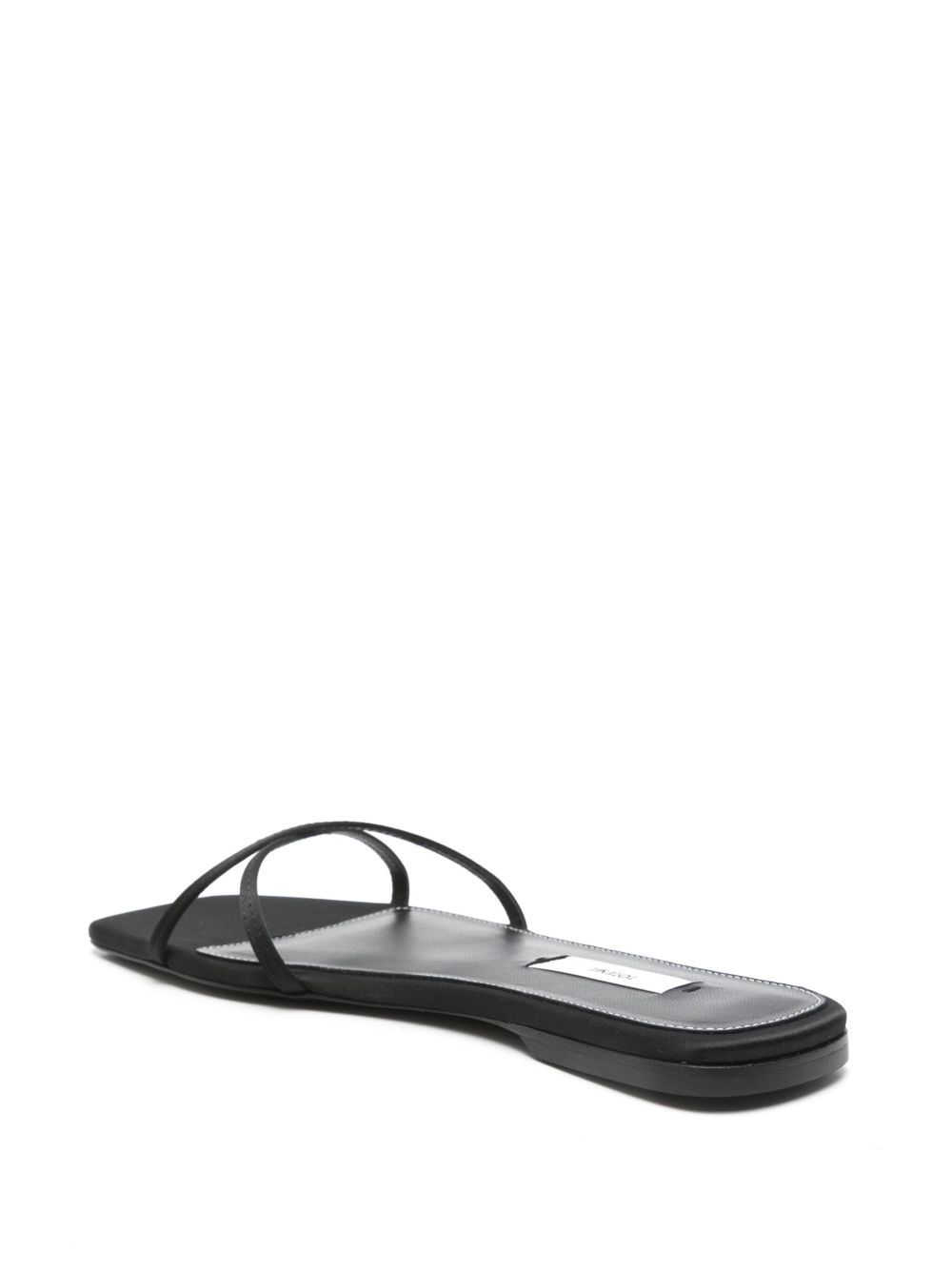 satin crossover sandals - 3