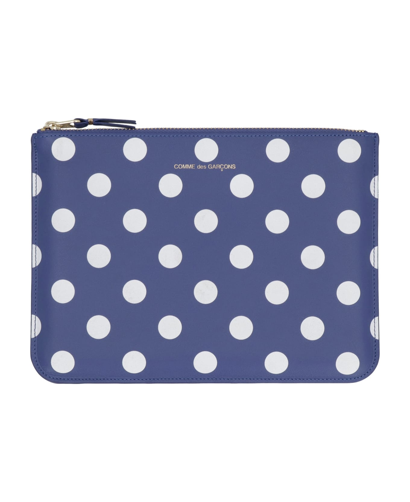 Printed Leather Flat Pouch - 2
