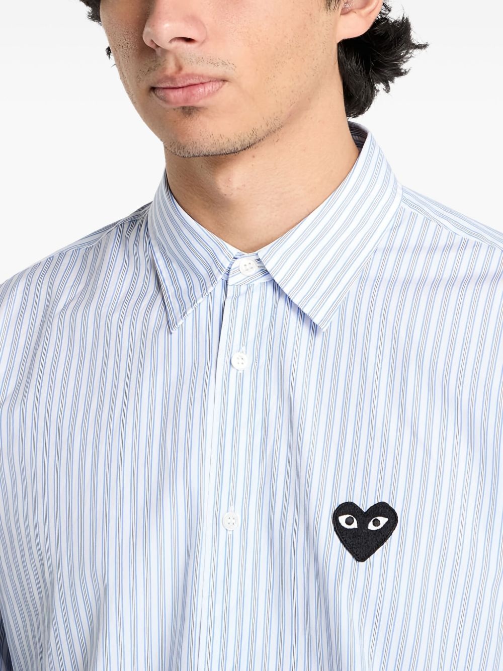 Black Heart Striped shirt - 5
