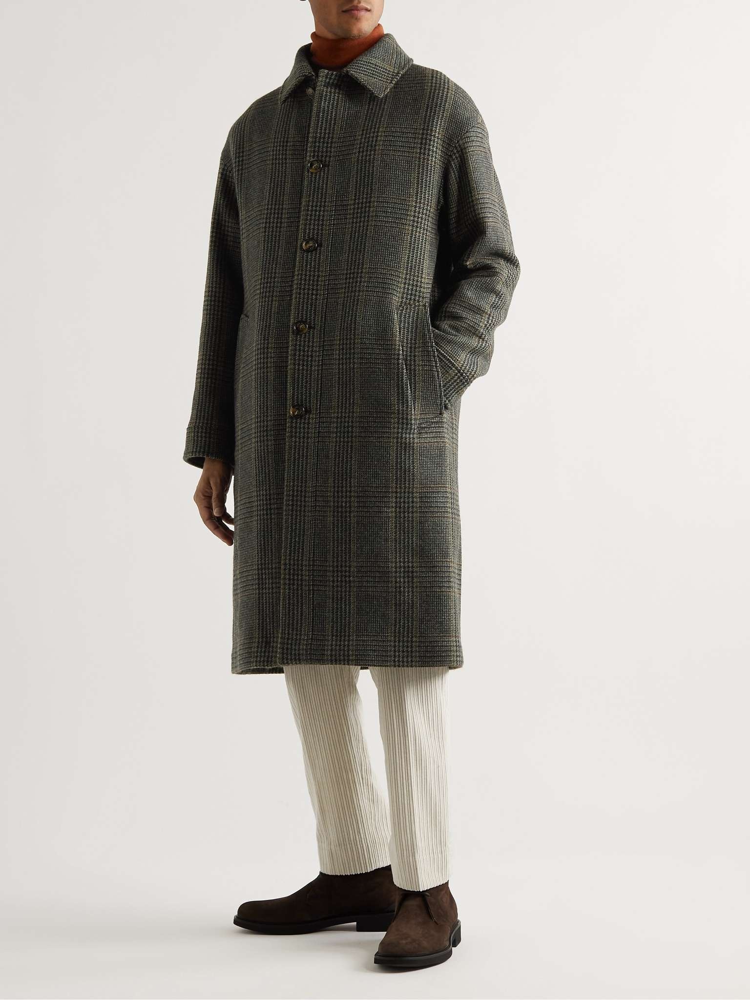 Irvine Checked Rain System Cashmere Coat - 2