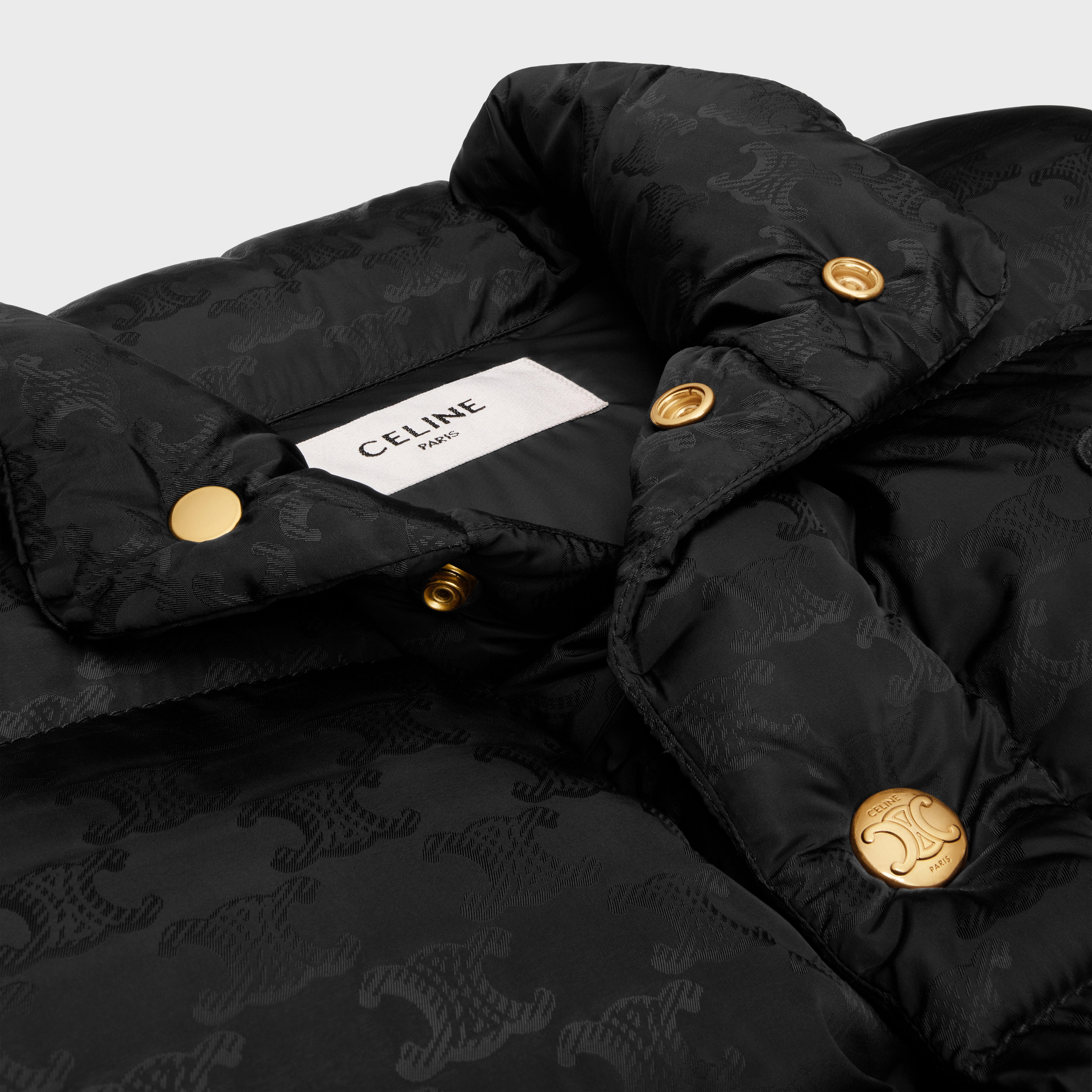 monogrammed blouson jacket in quilted nylon - 3