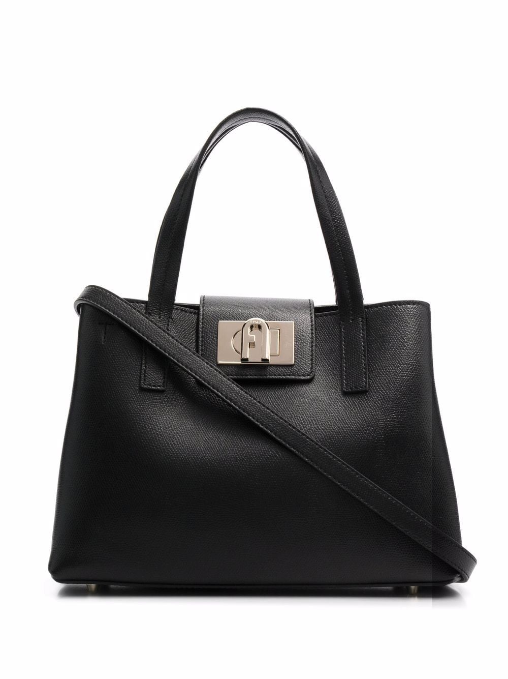 square-buckle tote bag - 1