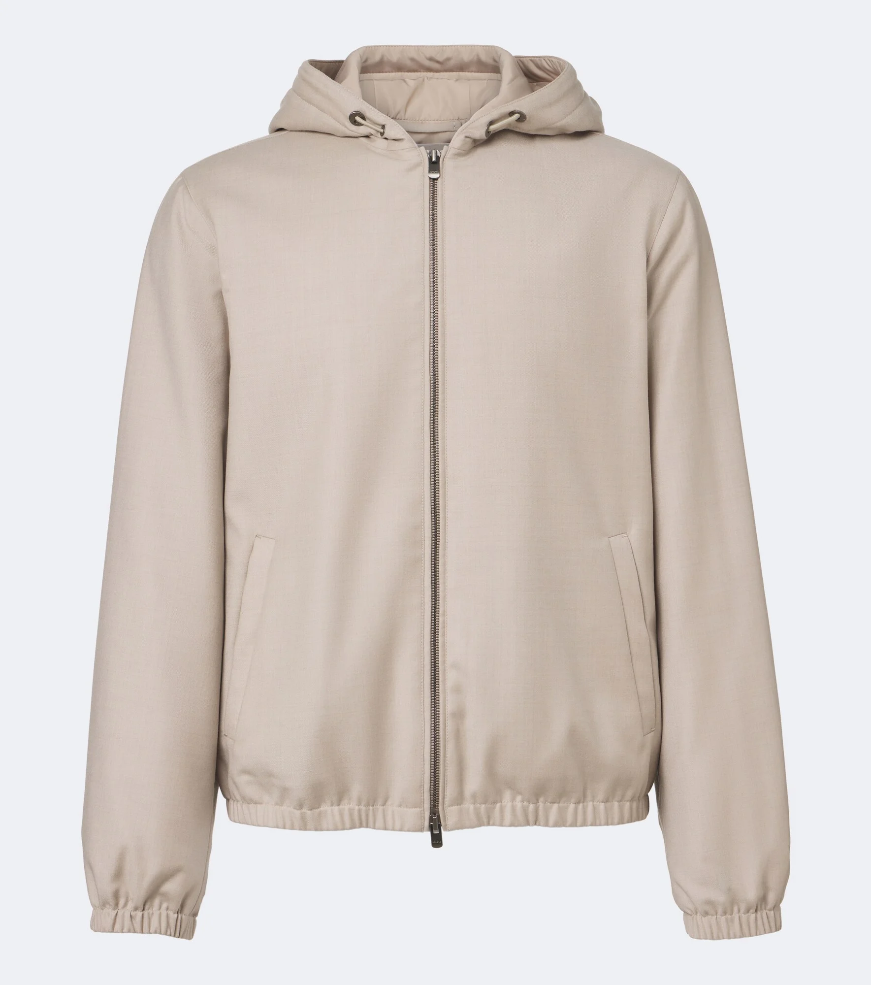 Hooded wool jacket - 1