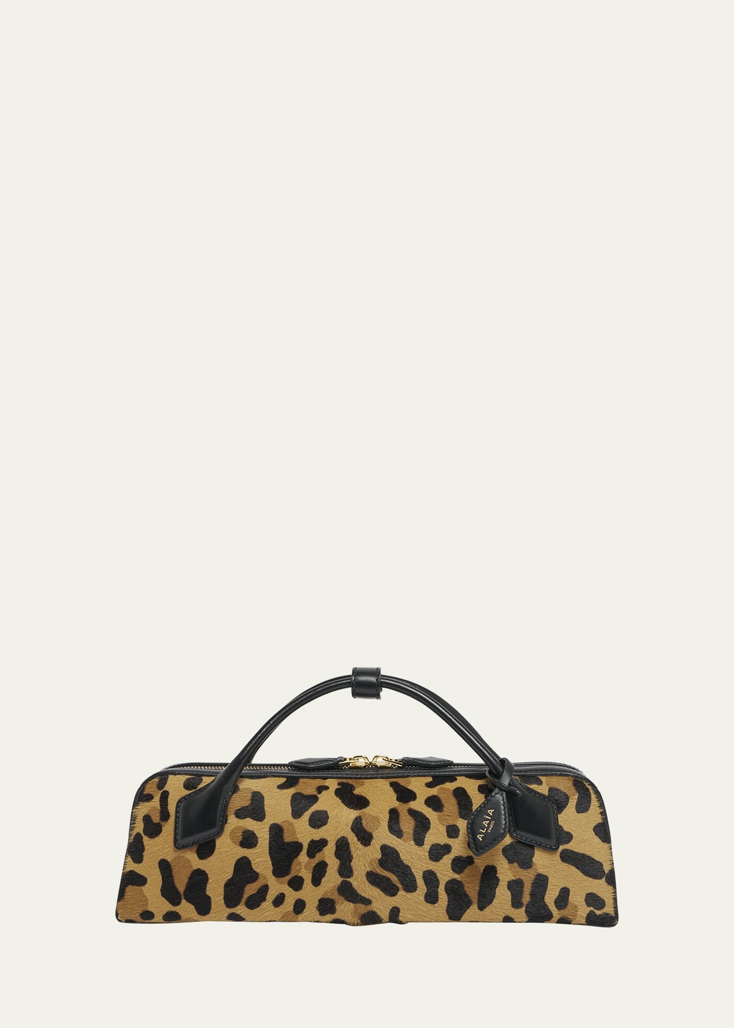 Le Teckel Clutch Bag in Leopard Calf Hair - 1