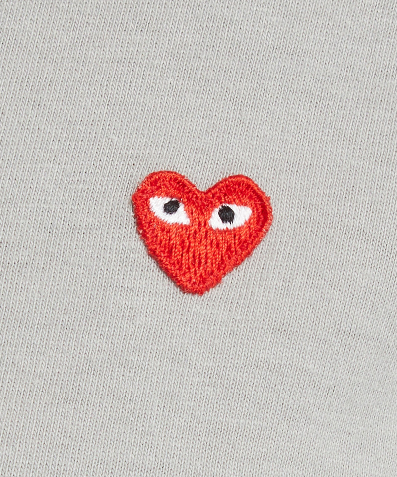 Grey Heart Appliqué T-Shirt 5