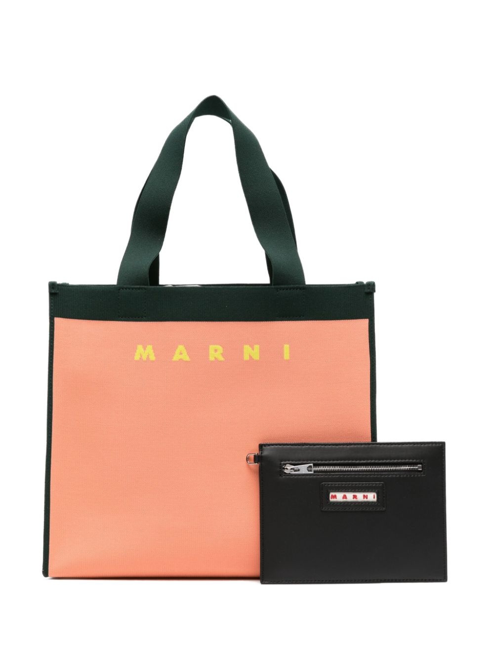 logo-jacquard cotton-blend tote bag - 6