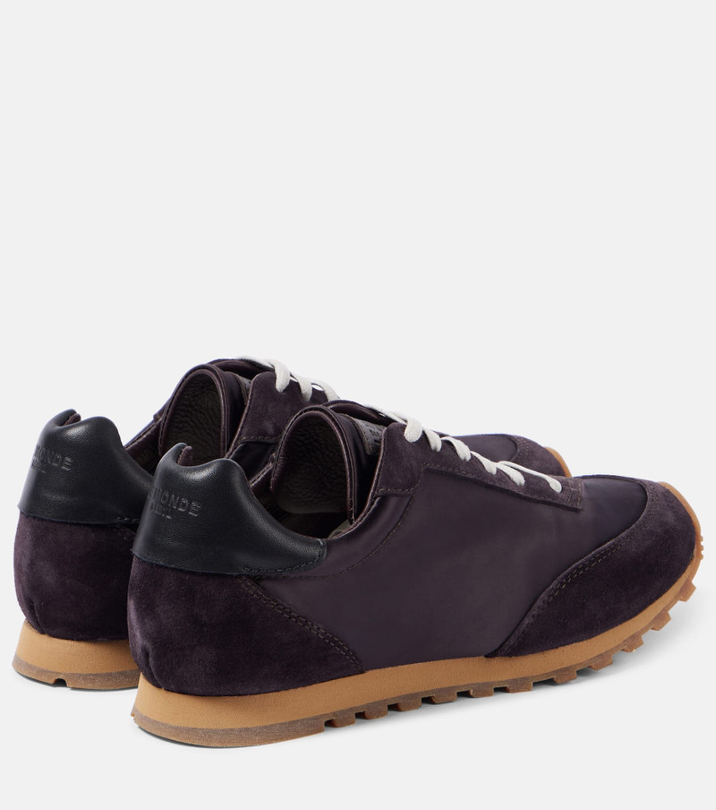 LE MONDE BÉRYL Slim Runner satin sneakers outlook
