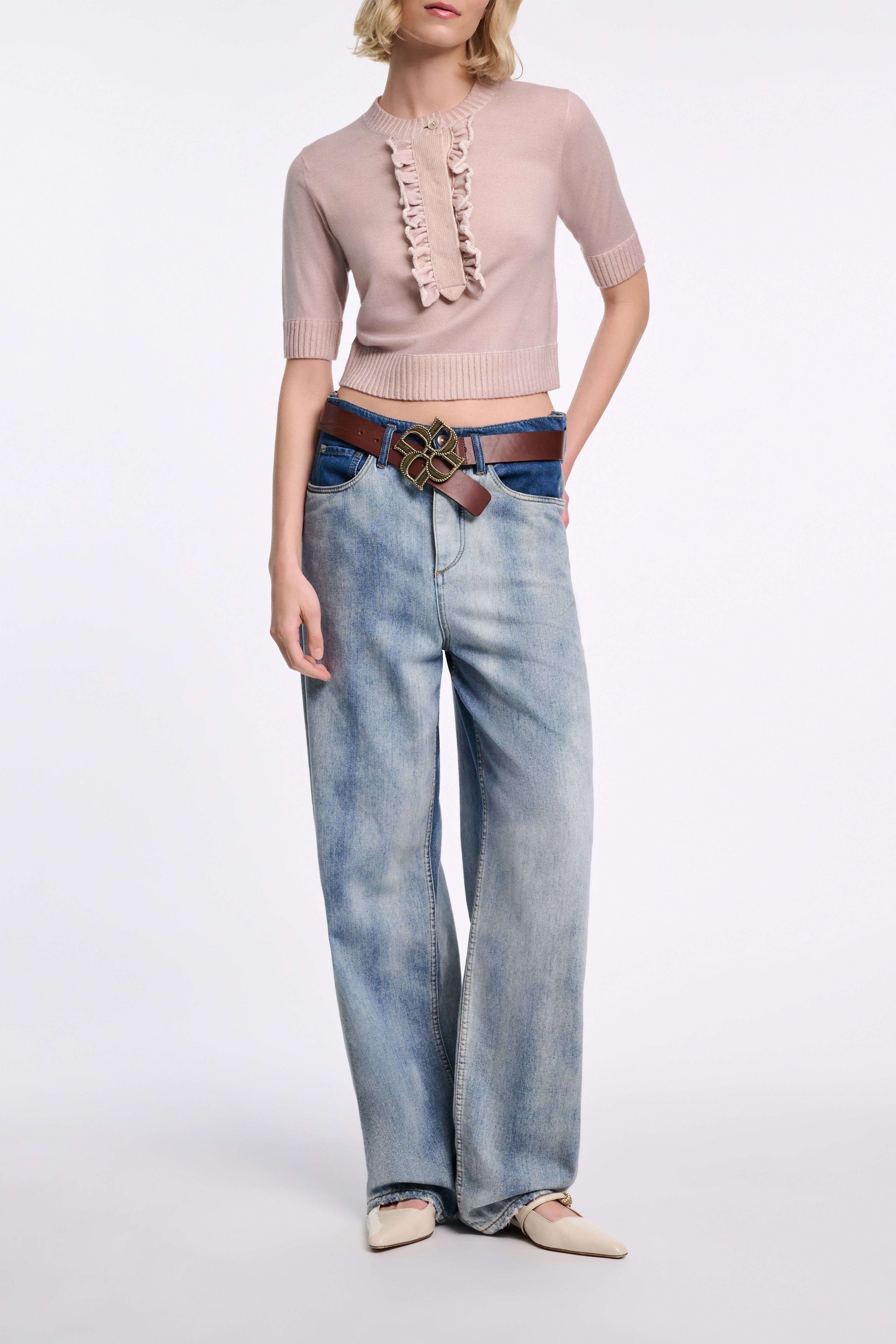 DENIM ROMANCE pants - 2