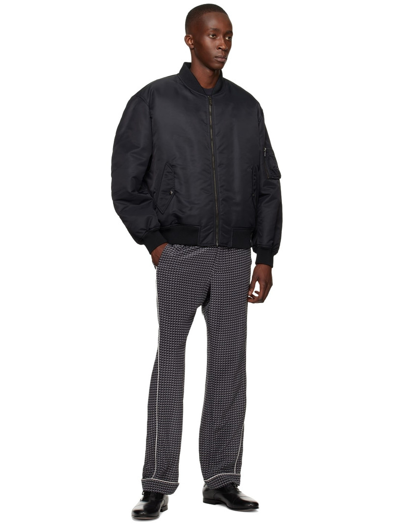 FERRAGAMO Black Button Oxfords outlook