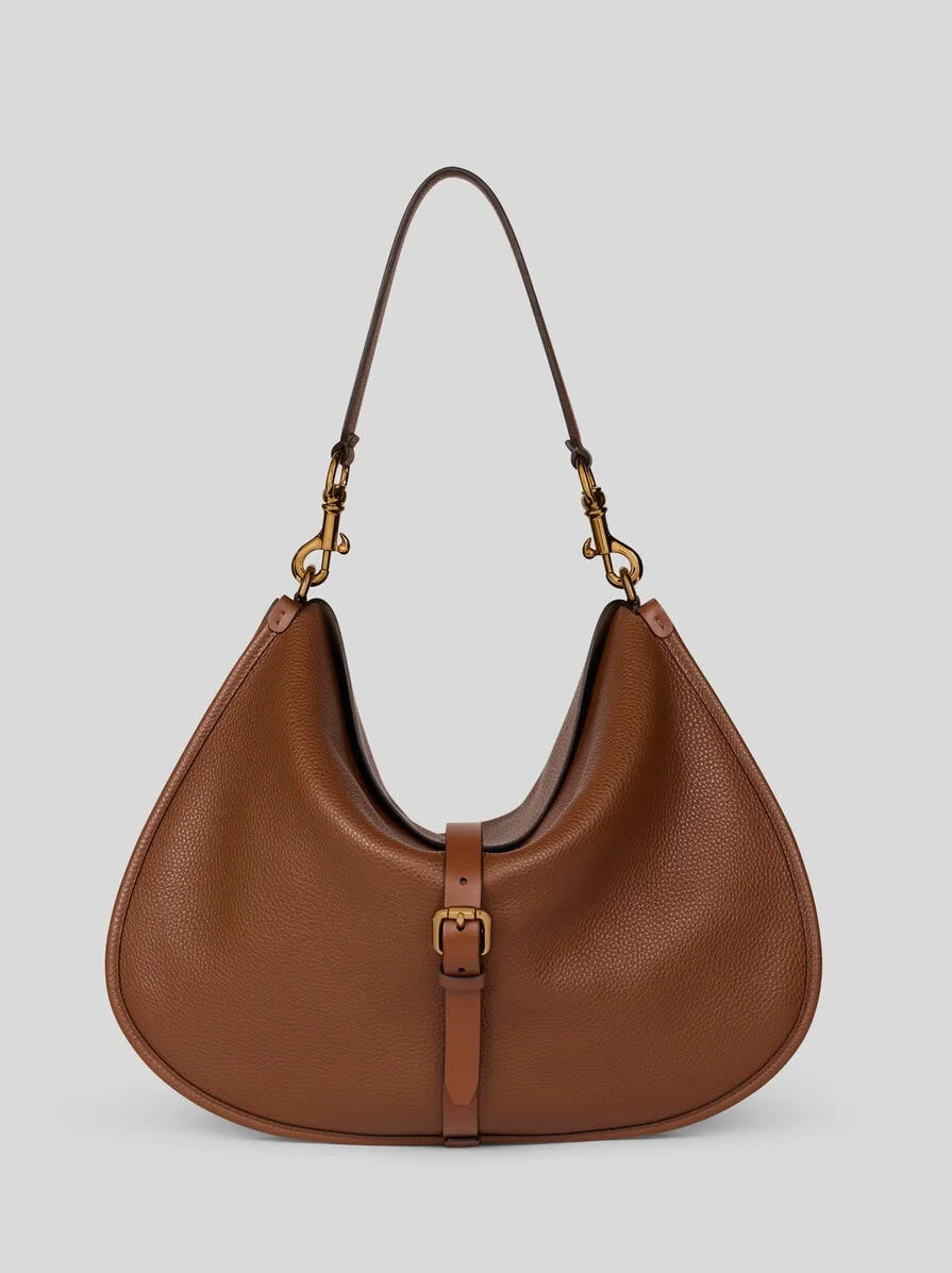 MAXI LEATHER PONY BAG - 1