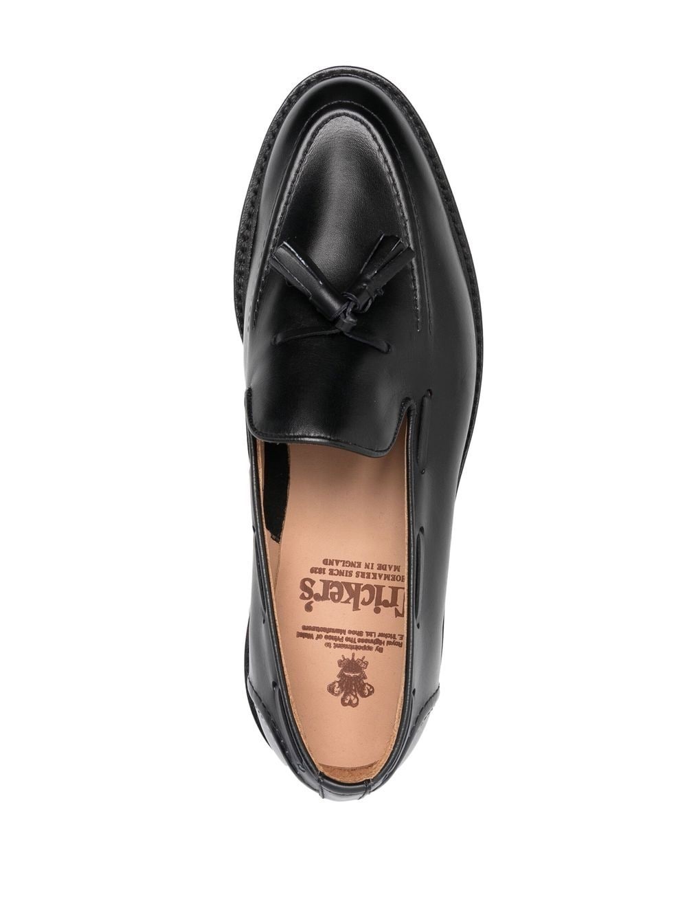 tassel-detail leather loafers - 4