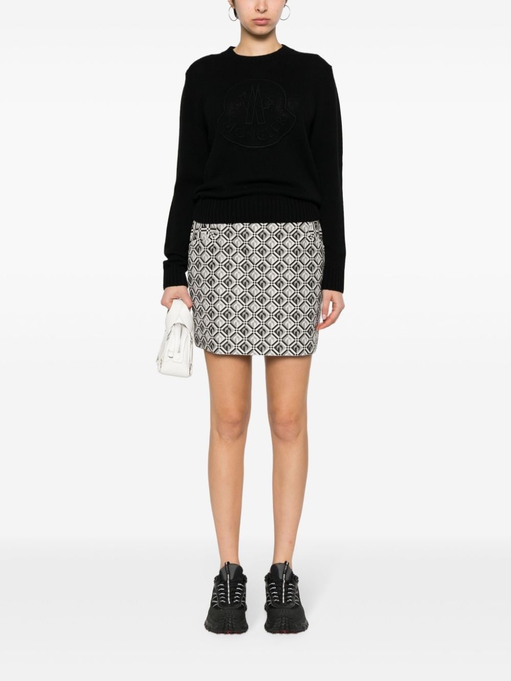 embroidered-logo crew-neck jumper - 2