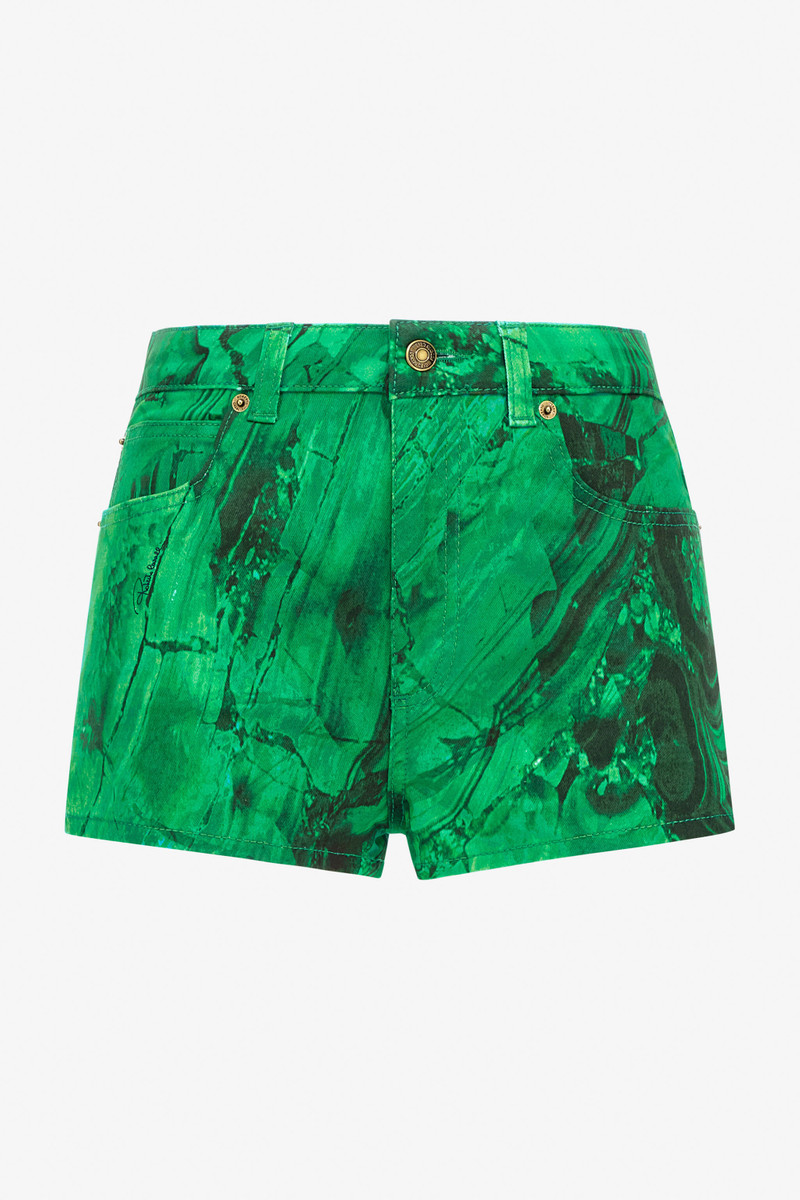Malachite Print Shorts 1
