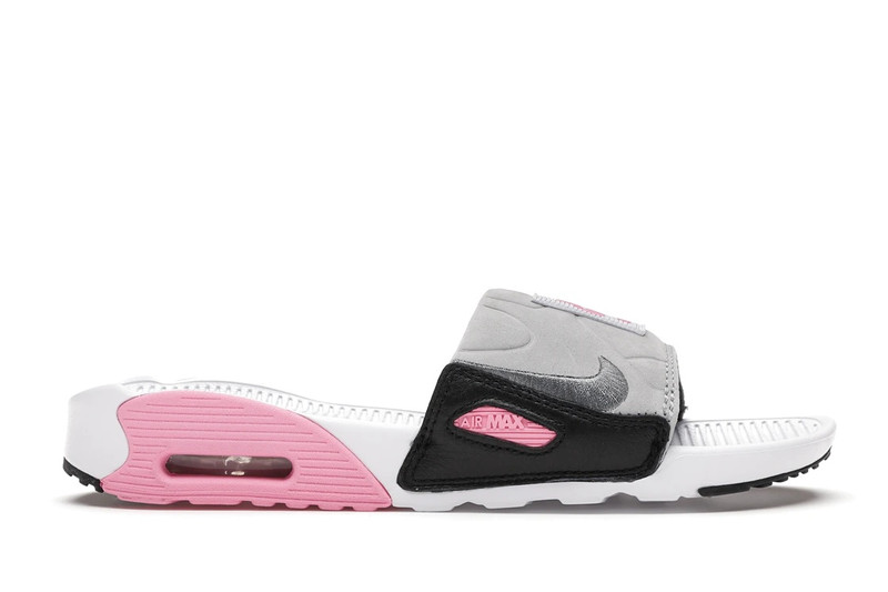 Nike Air Max 90 Slide White Rose Cool Grey (W) - 1