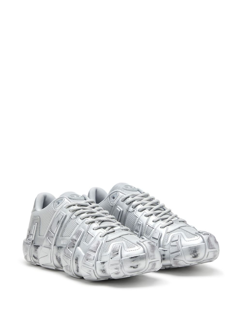 Griffe metallic mesh sneakers - 2