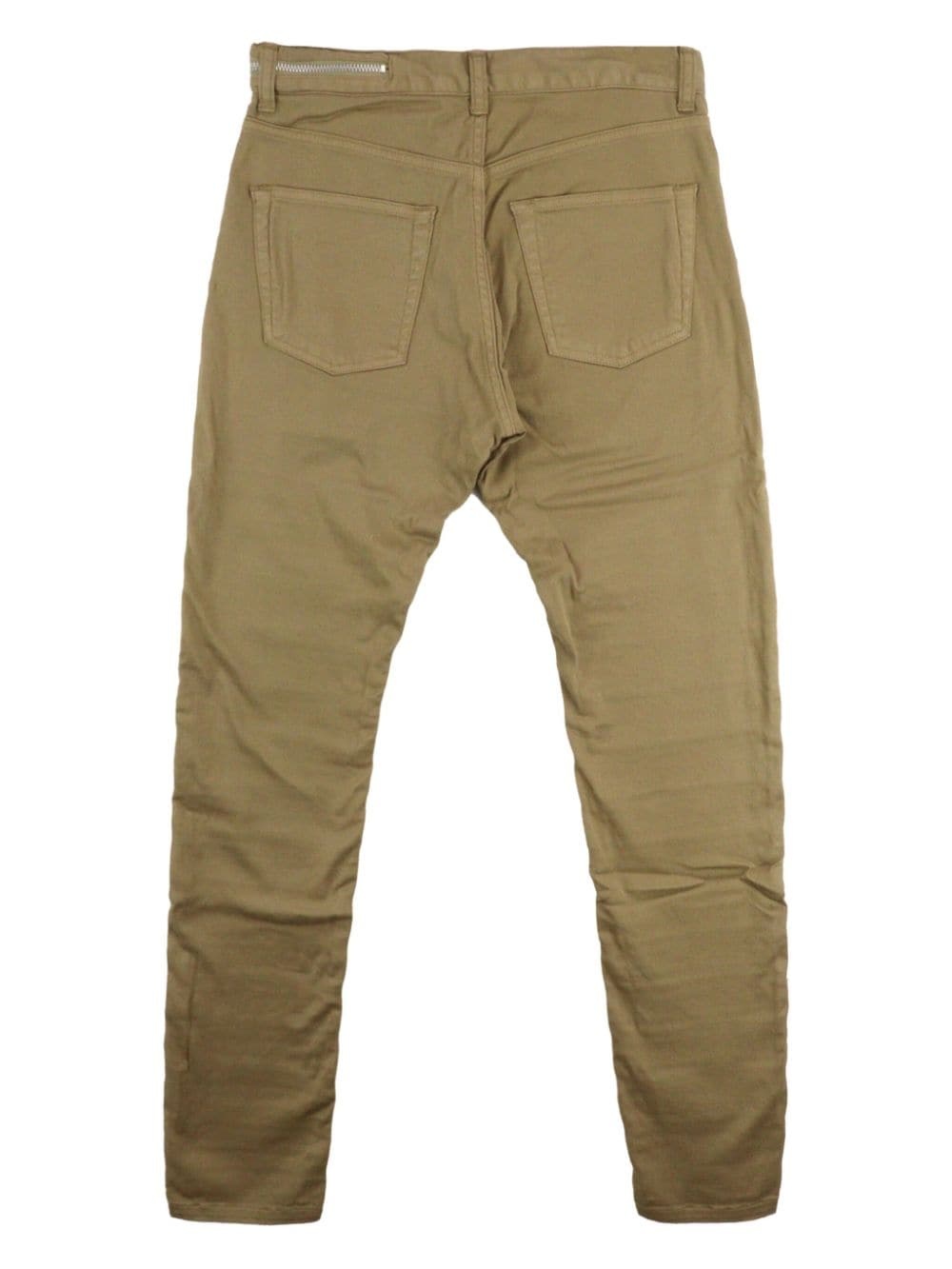 stitched slim-fit trousers - 2