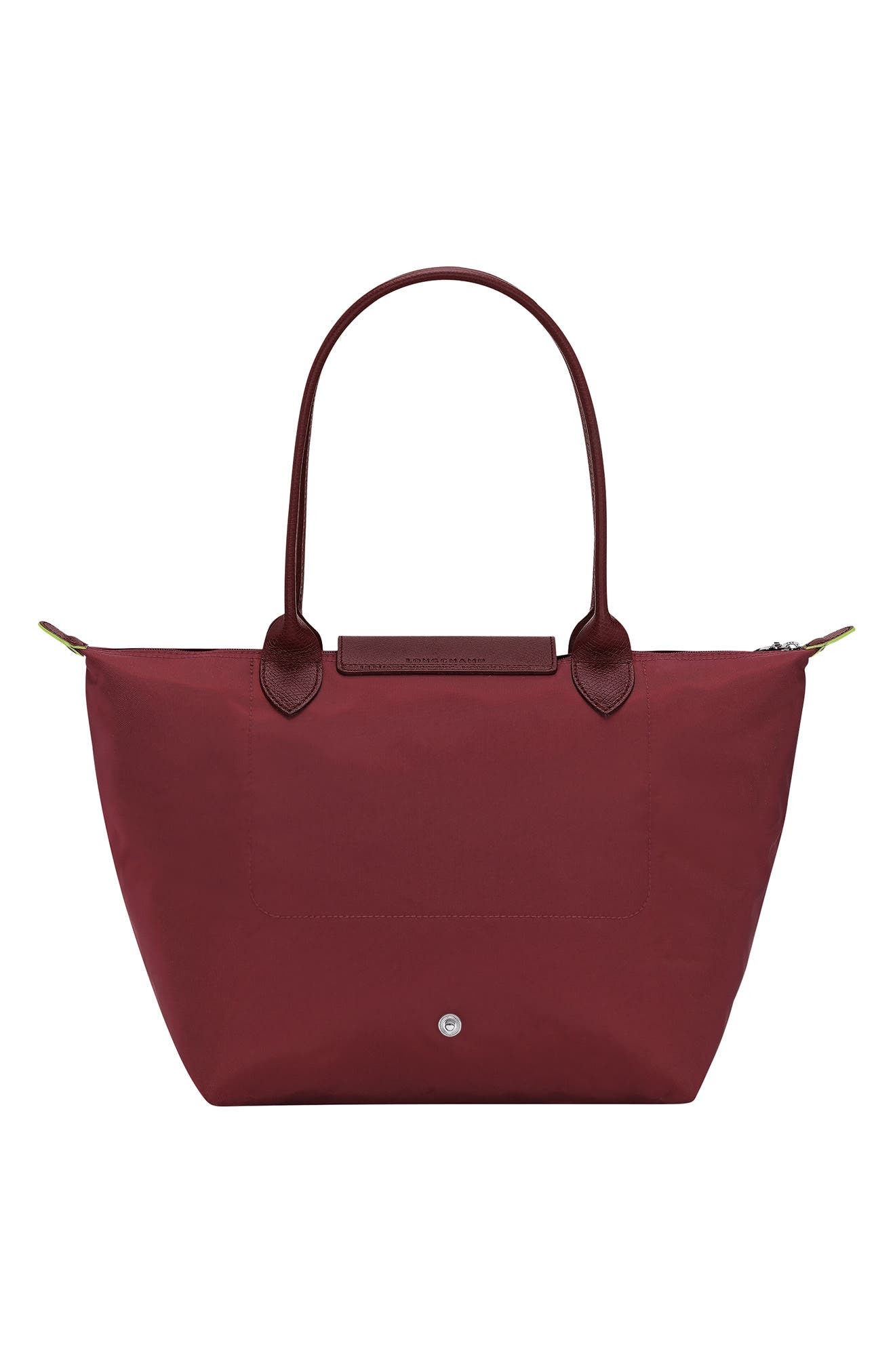 Longchamp Medium Le Pliage Green Recycled Canvas Shoulder Tote Bag in Pomegranate at Nordstrom - 3