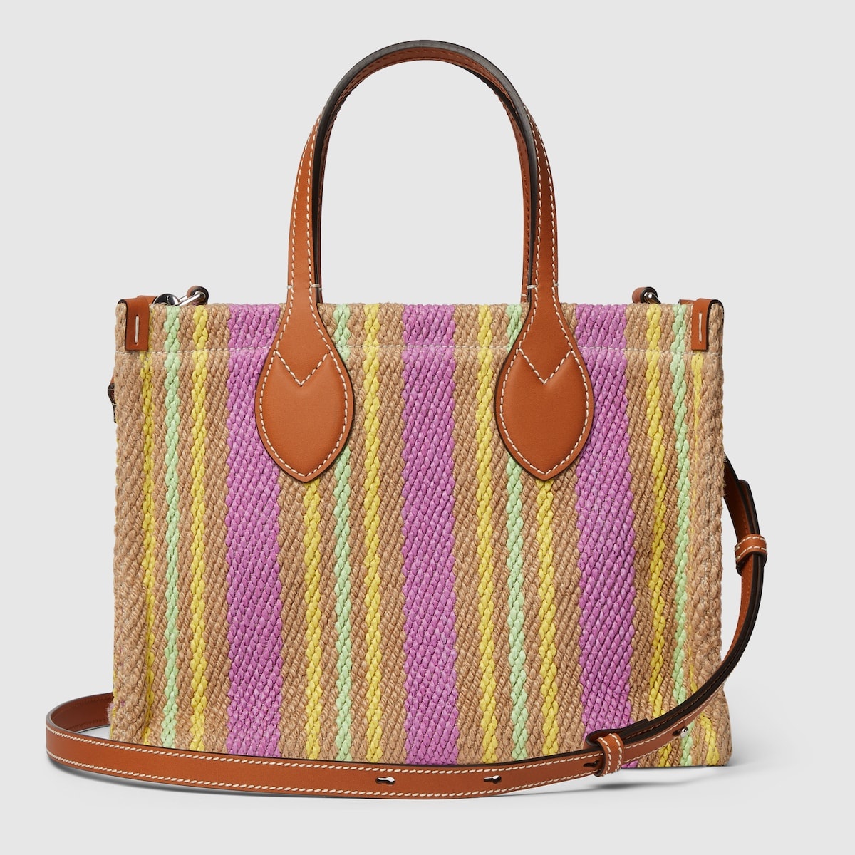 Small tote bag with Gucci patch - 6