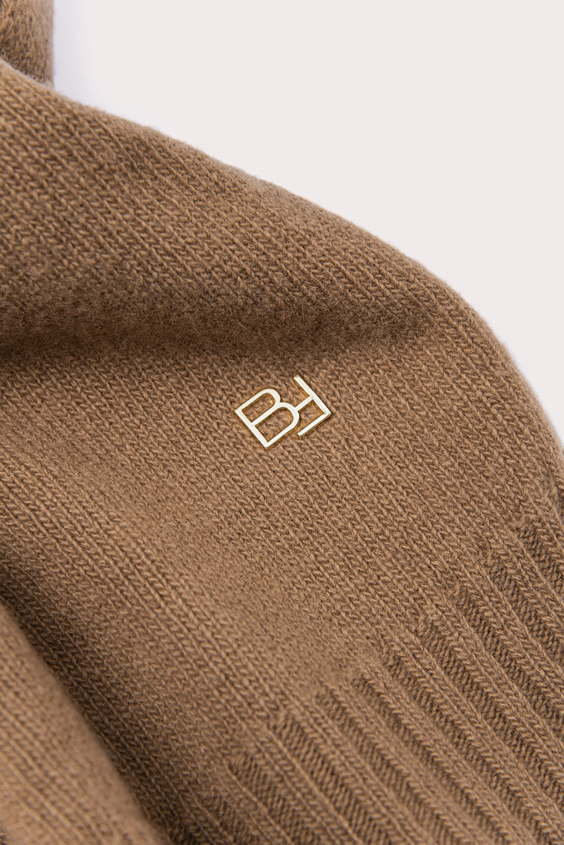 Collar Scarf Walnut Wool 5