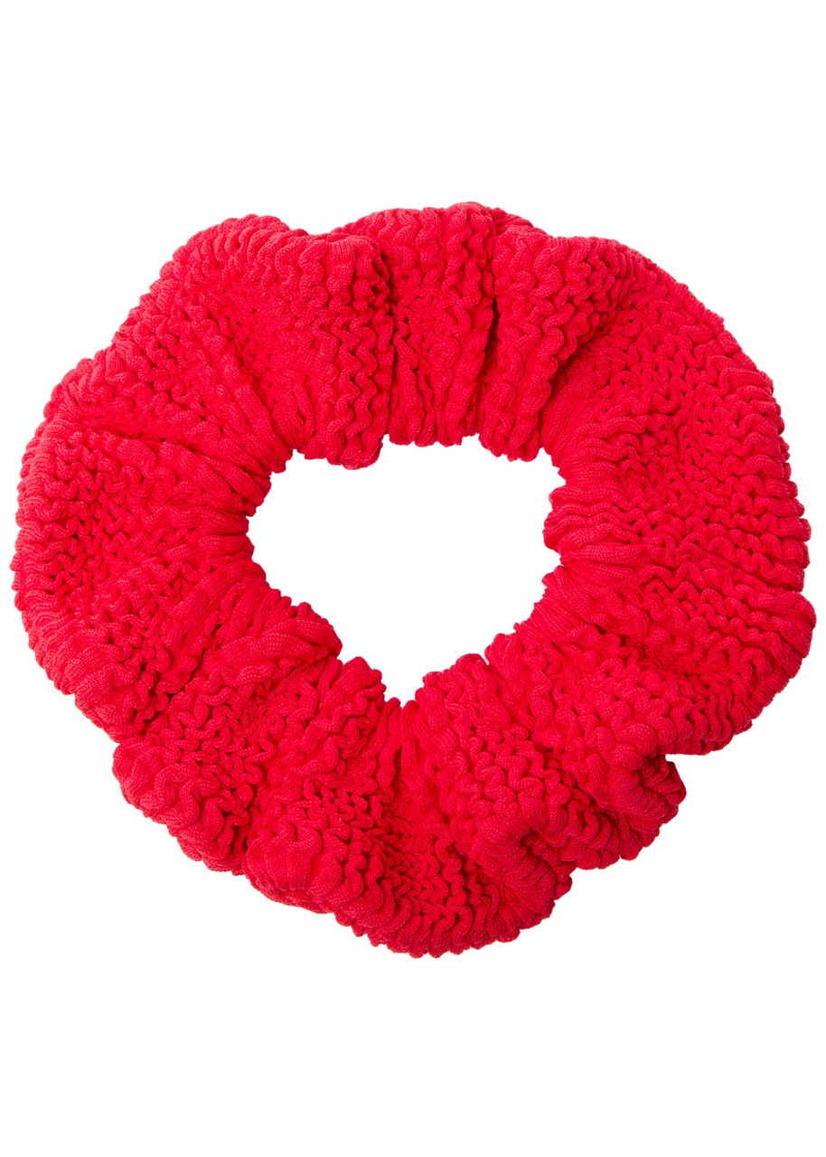 Hunza G Seersucker Scrunchie - 1