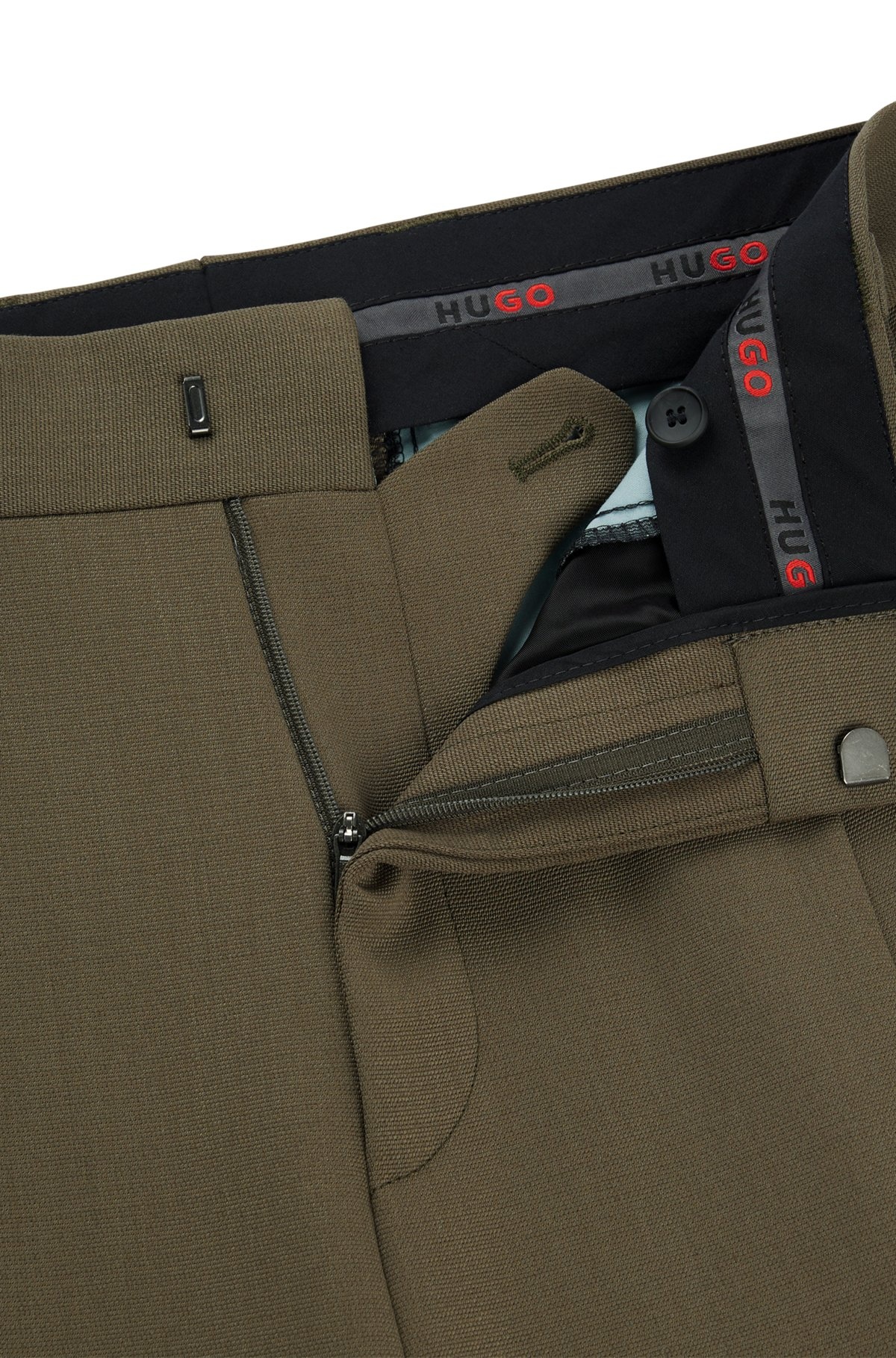 TAILORED TROUSERS IN A STRETCH-WOOL BLEND - 6