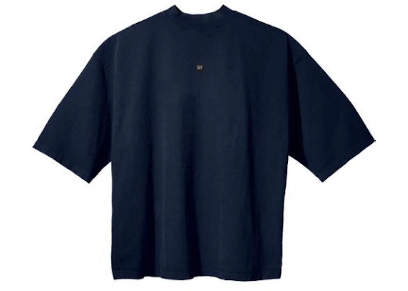 Yeezy Gap Engineered by Balenciaga Logo 3/4 Sleeve T-shirt Blue - 1