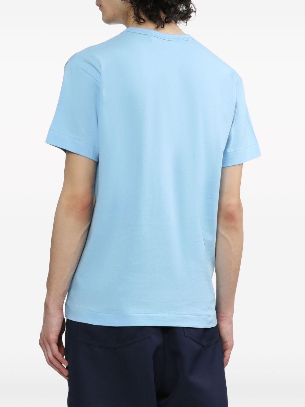 logo-appliqué cotton T-shirt - 4