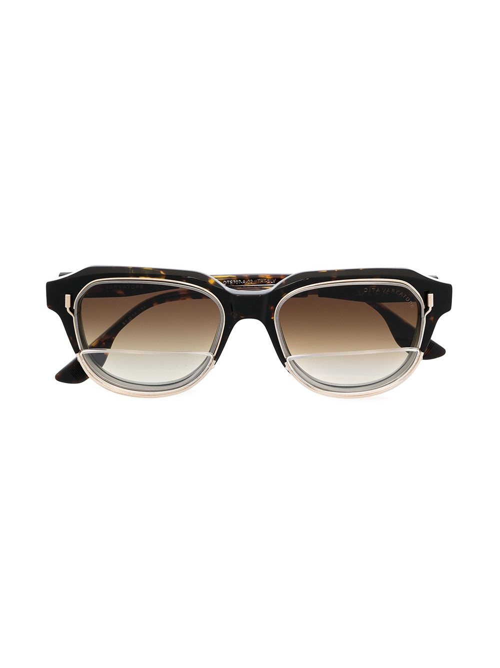 gold-rimmed tortoiseshell frames - 4