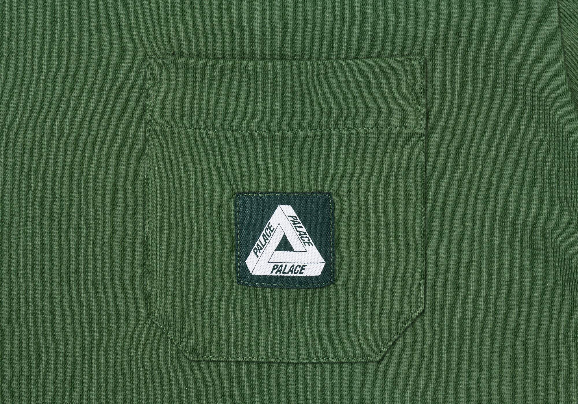 PATCH POCKET T-SHIRT GREEN - 2