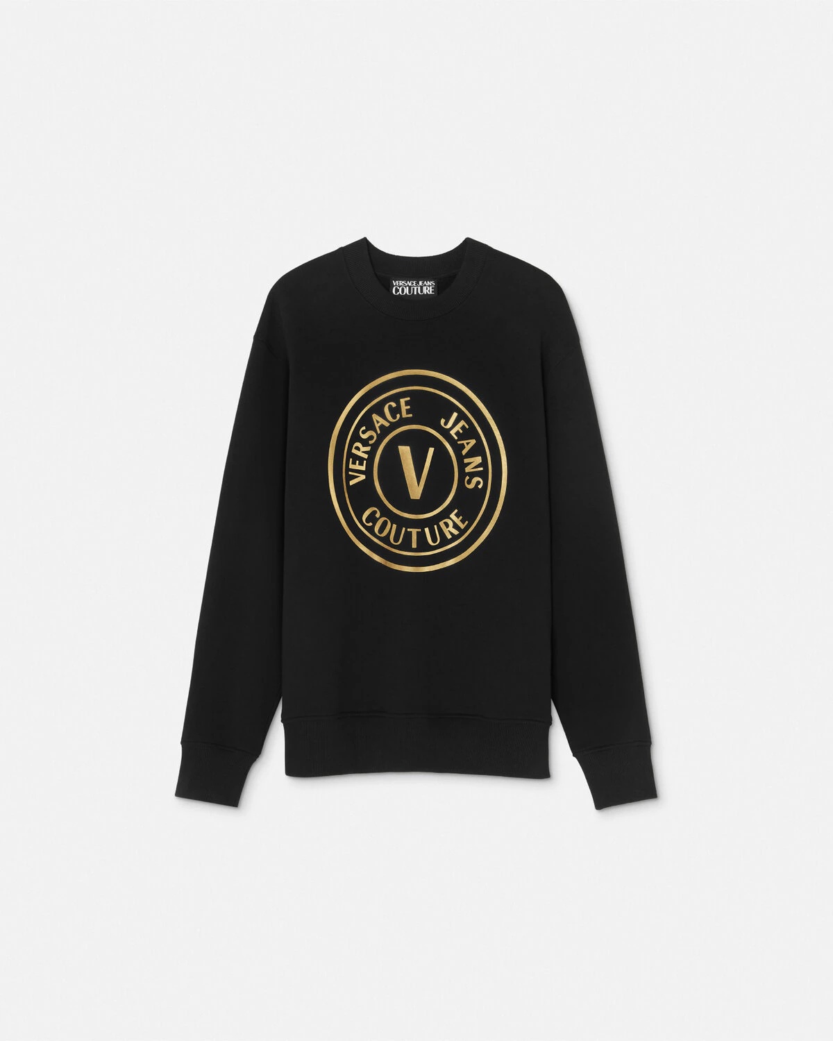 V-Emblem Relaxed-Fit Sweatshirt - 1