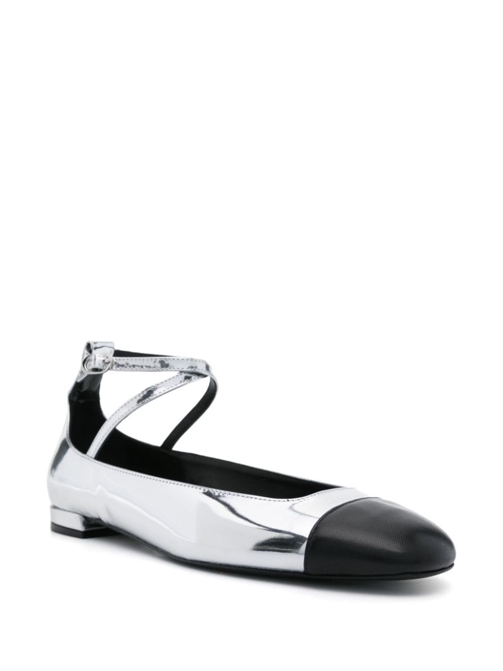 patent leather ballerina shoes - 2