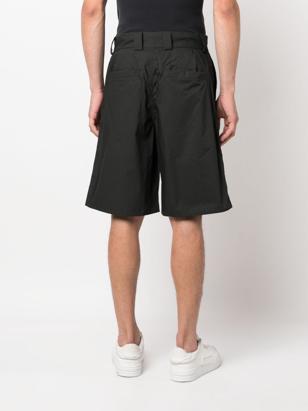 concealed front-fastening cotton shorts - 4