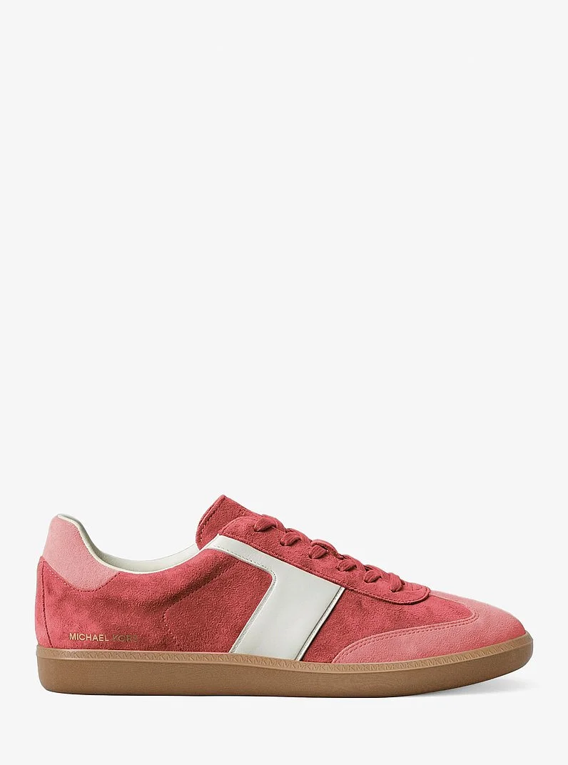 Jovie Color-Block Suede Sneaker - 1