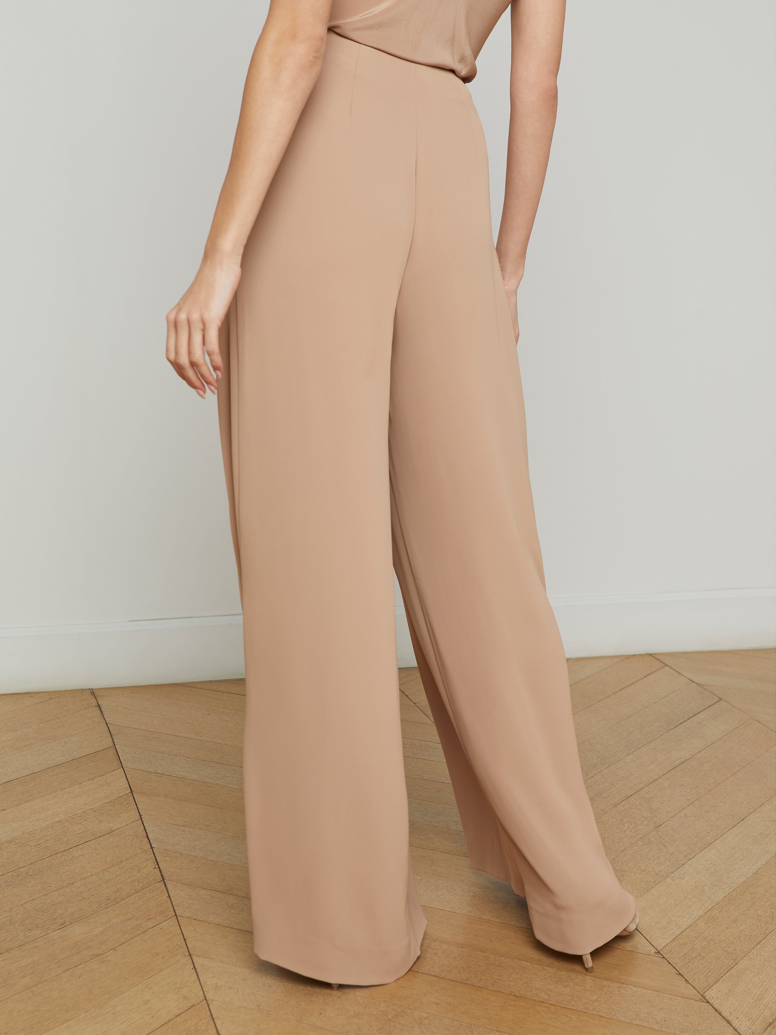 Nova Pleated Wide-Leg Pant - 5