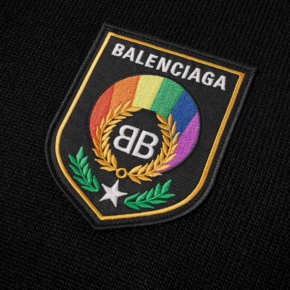 Balenciaga Knitted Crest Logo Hoody - 3