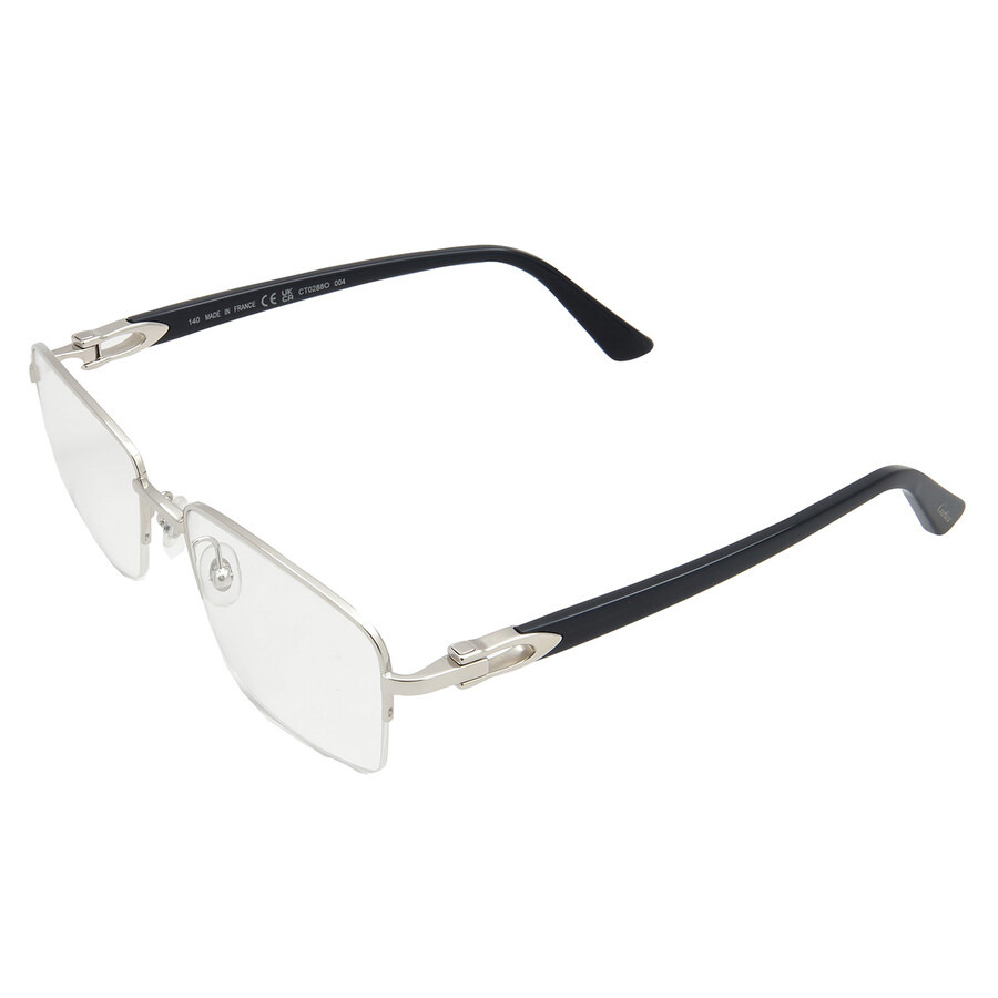 Cartier Demo Rectangular Men's Eyeglasses CT0288O 004 54 - 4