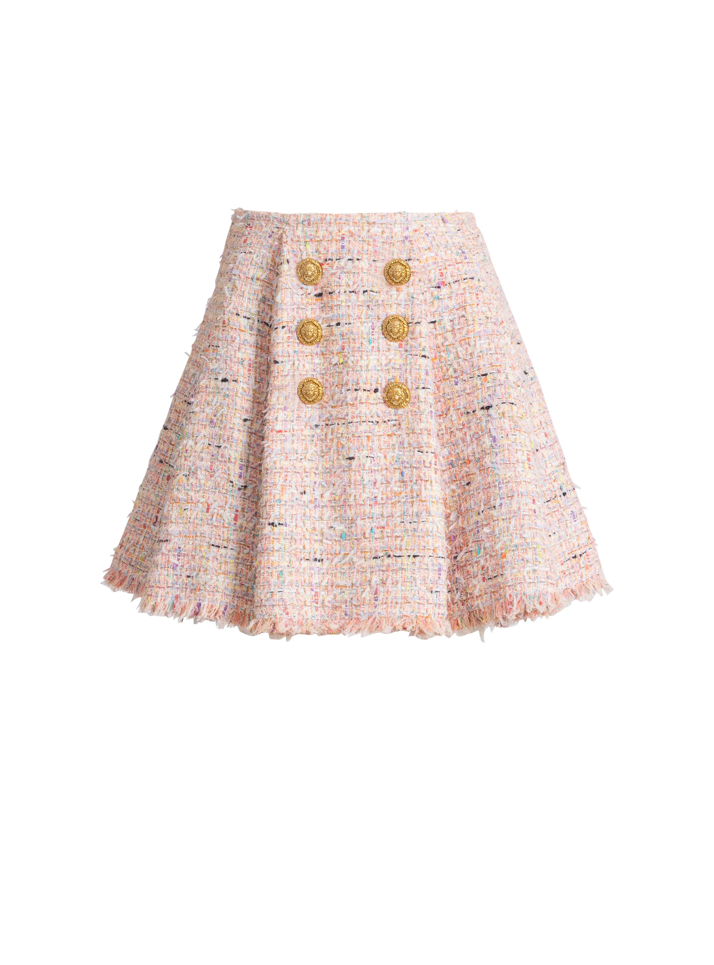 Flared tweed skirt - 1