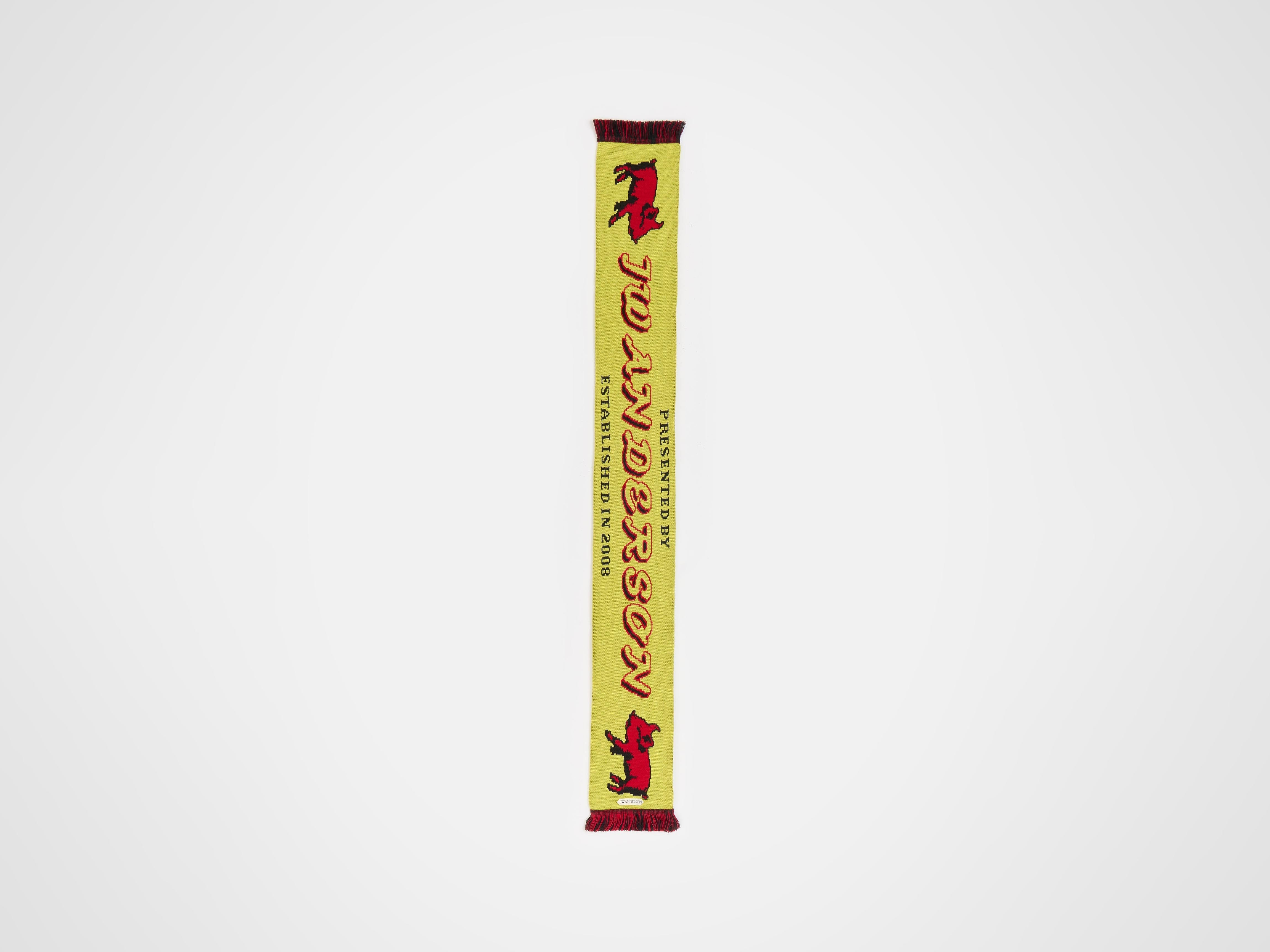 PIGLET FOOTBALL KNITTED SCARF - 3