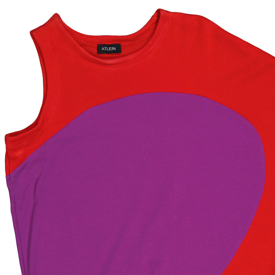 Atlein Ladies Purple One Sleeve Dress - 7