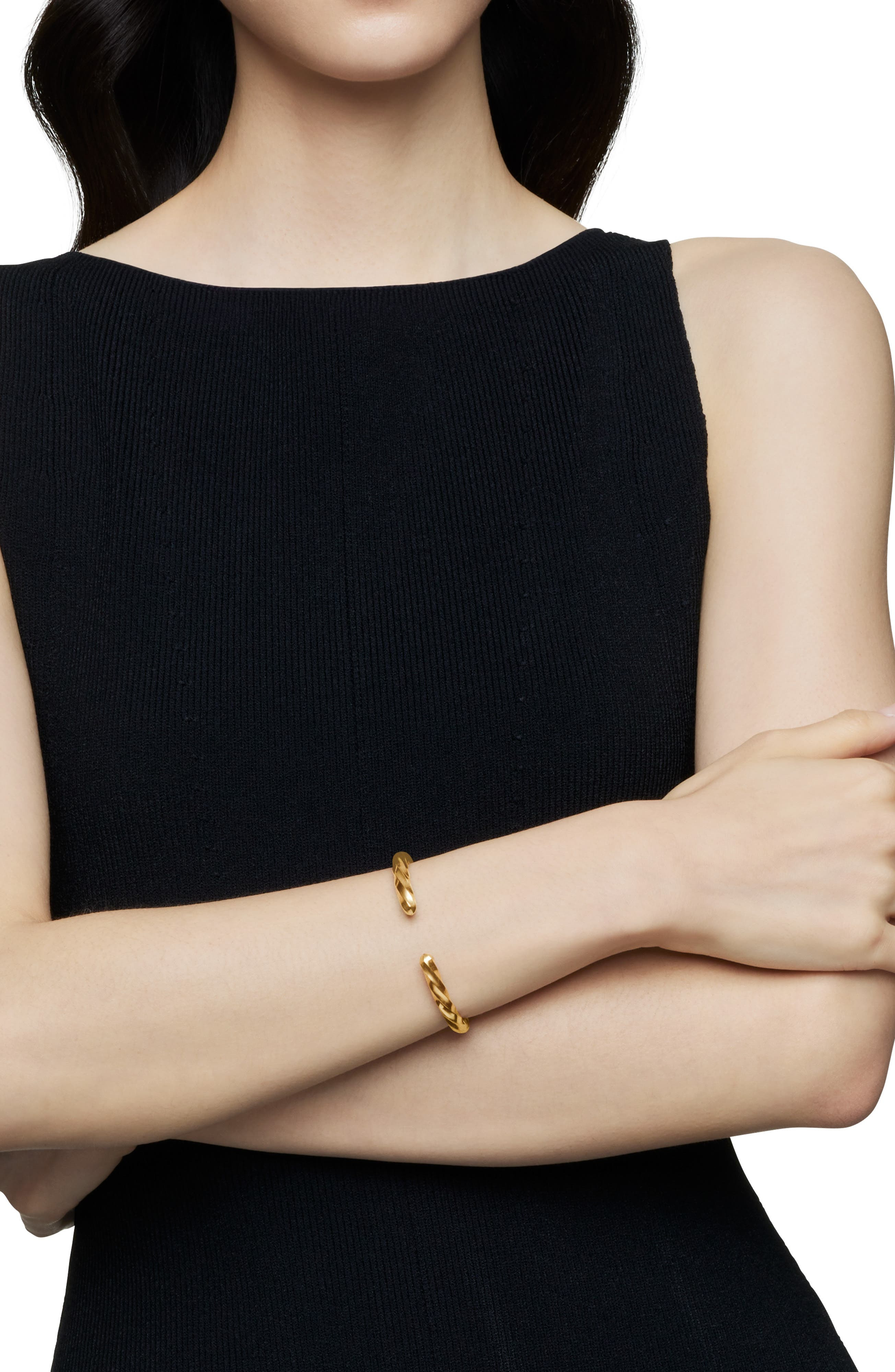 David Yurman Cable Edge® Cuff Bracelet in 18K Yellow Gold, 5.5mm in 18K Gold Recycled at Nordstrom - 2