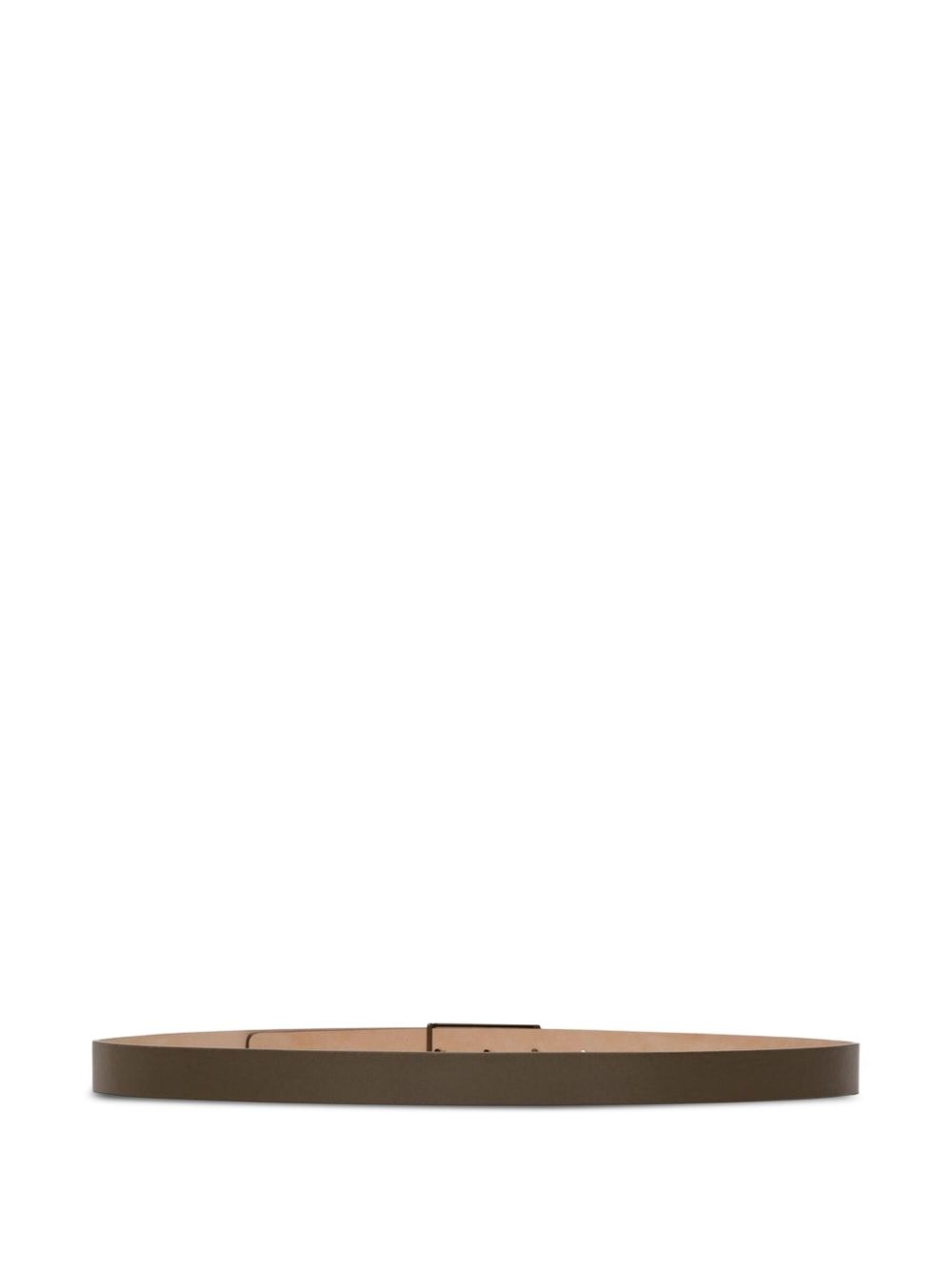 buckle-logo belt - 2