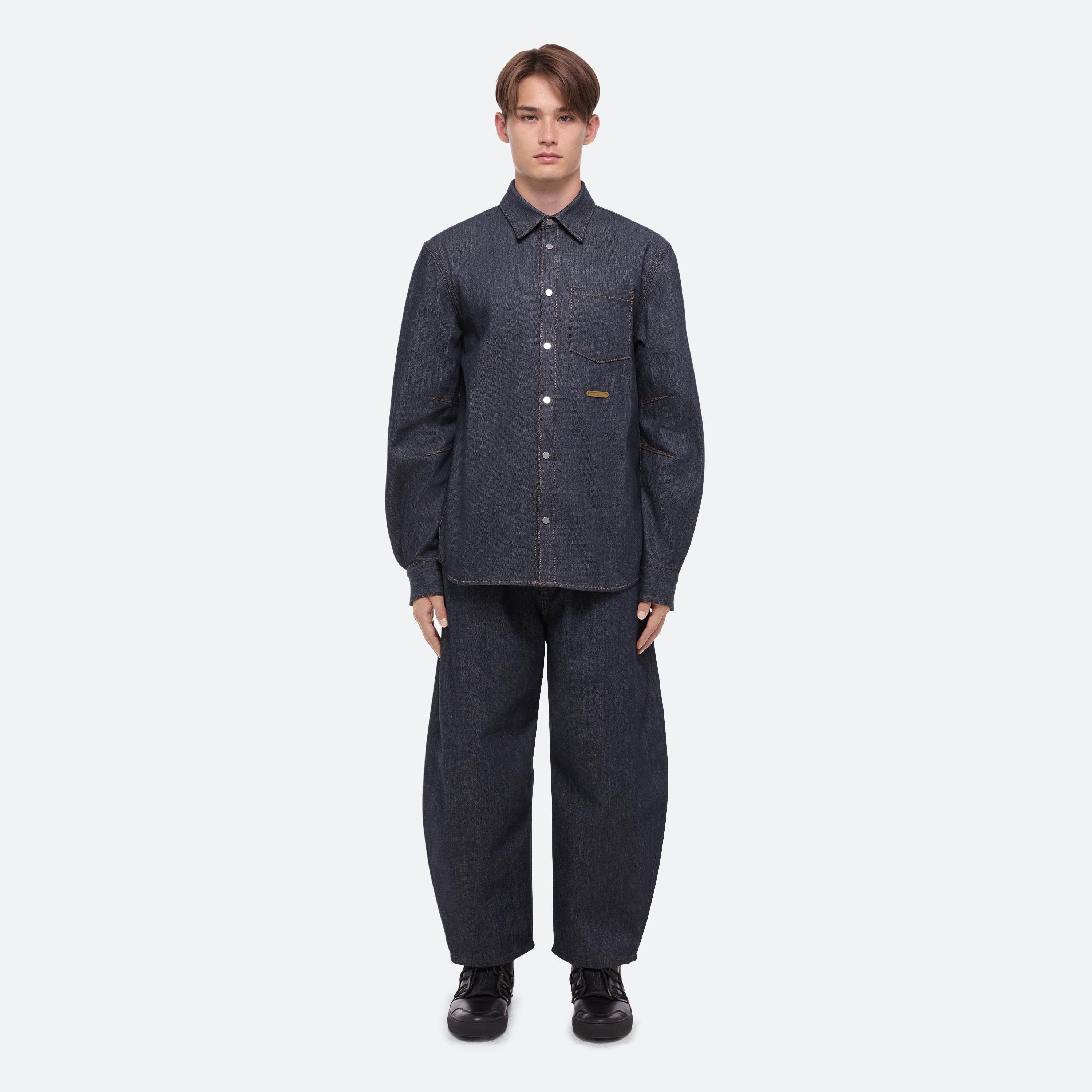 CURVED CLASSIC DENIM SHIRT - 3