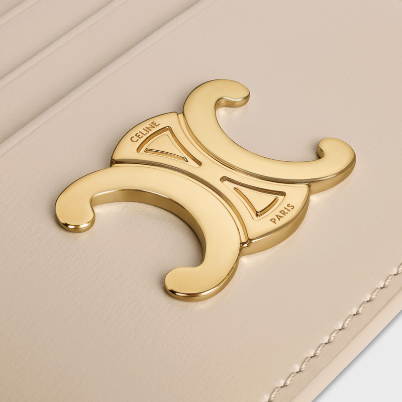 TRIOMPHE CARD HOLDER in Shiny calfskin 4